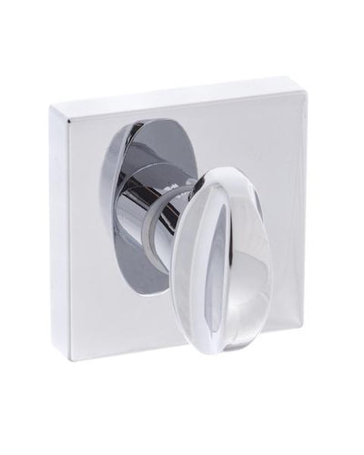 Forme WC Turn and Release on Minimal Square Rose - Polished Chrome